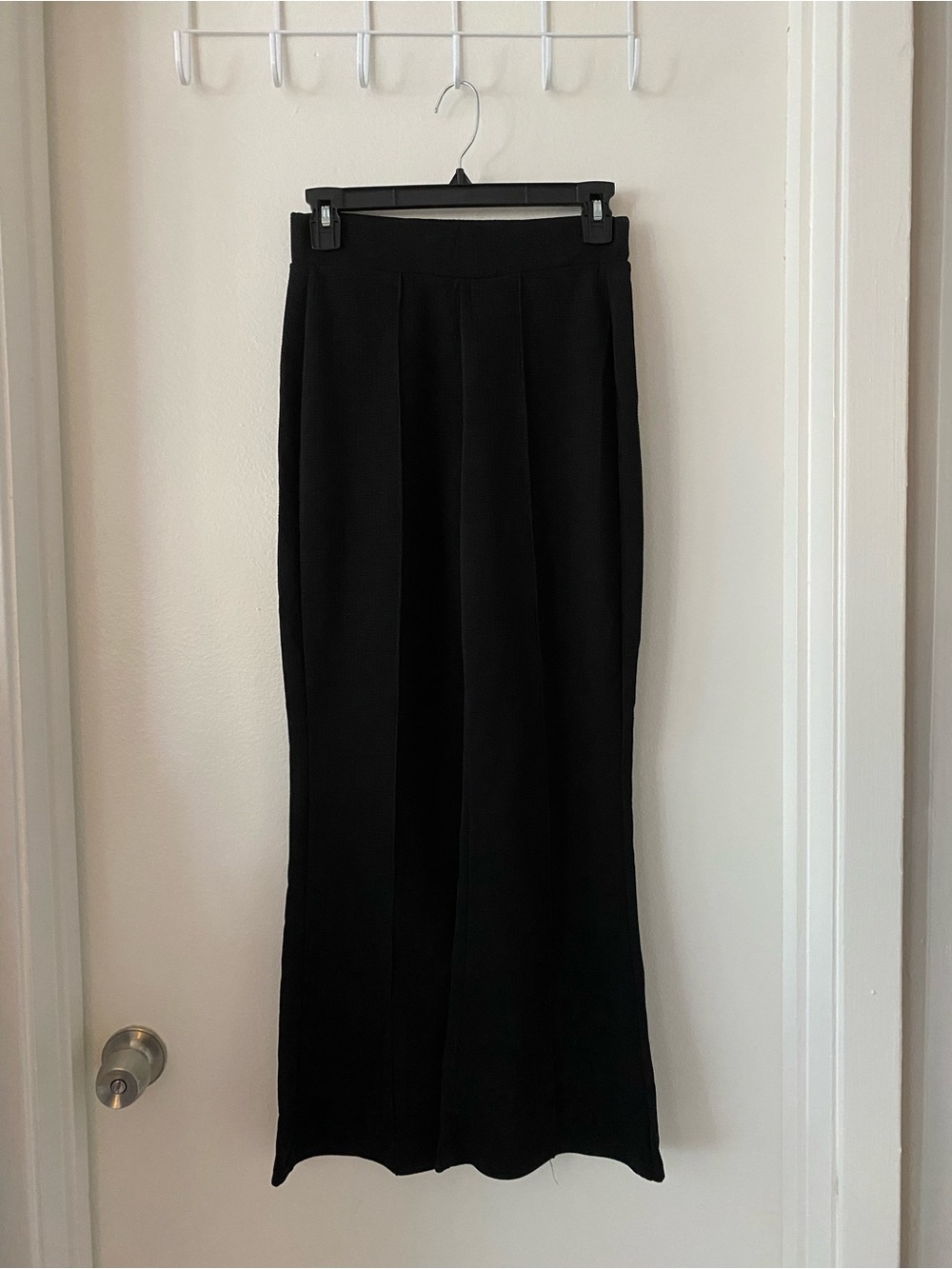 Classic Black Wide-Leg Pants